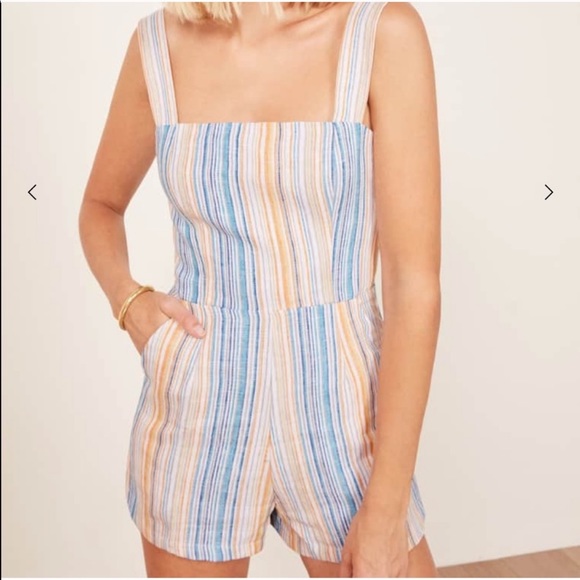 Reformation Dresses & Skirts - NWT reformation island Linen jumpsuit Sz 4